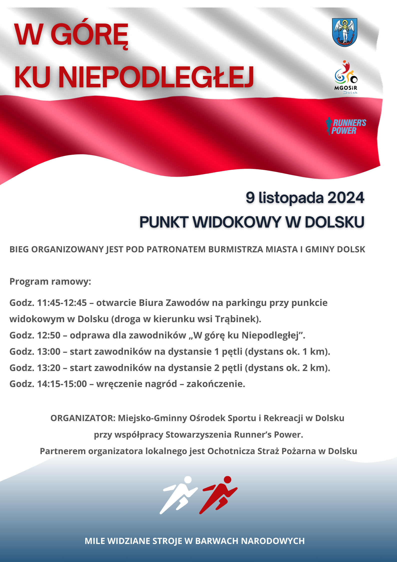 „W górę ku Niepodległej” - plakat