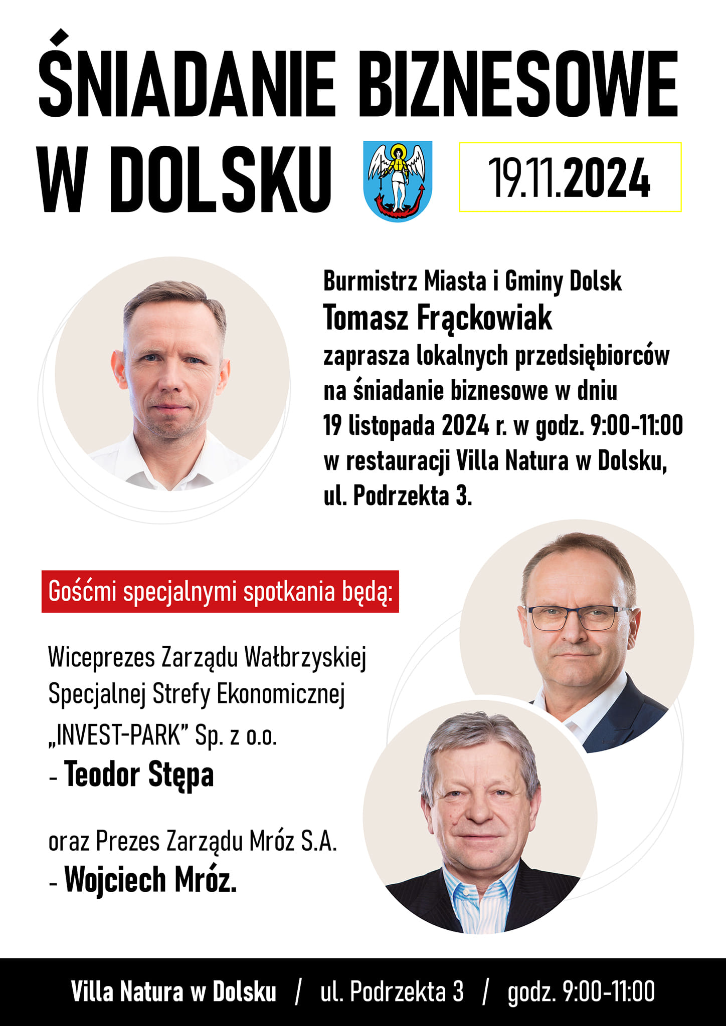 Śniadanie biznesowe - plakat
