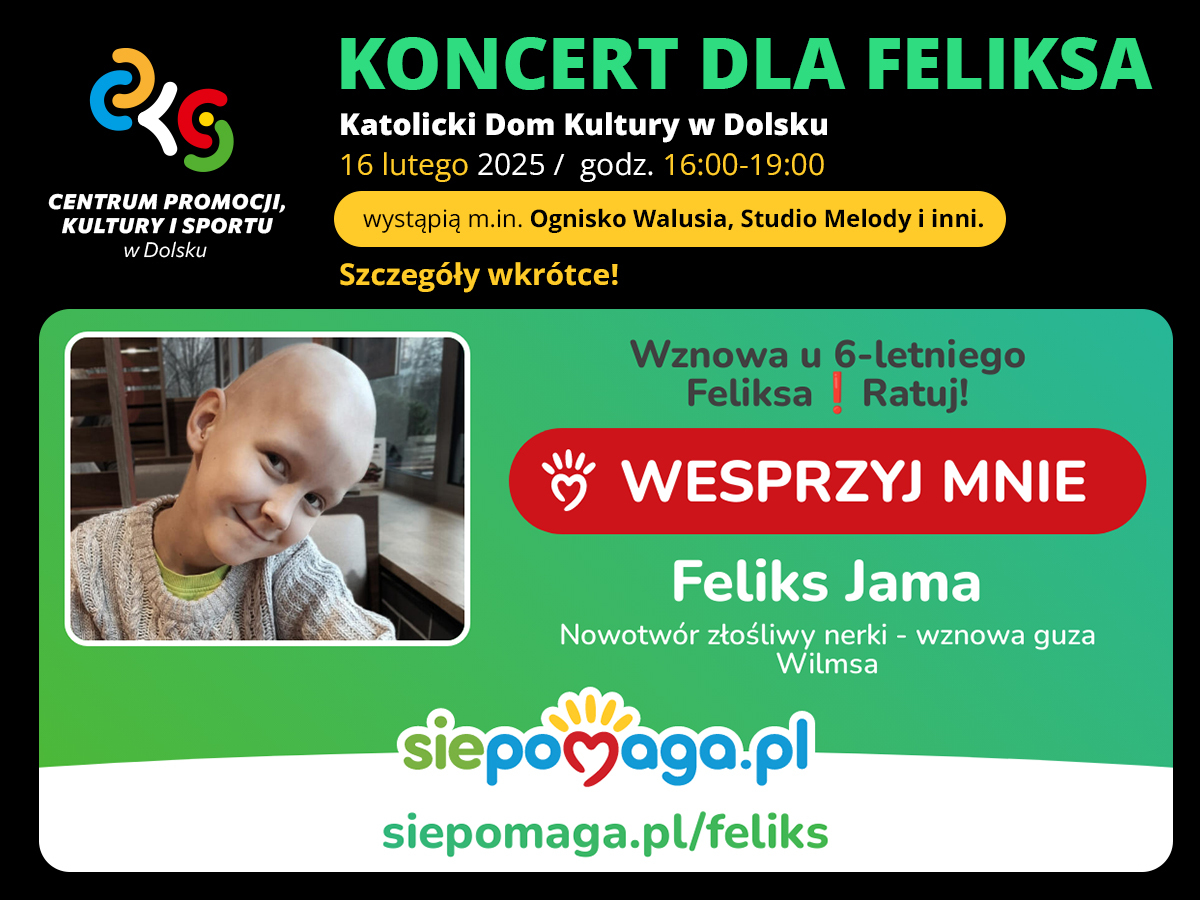Koncert dla Feliksa - plakat