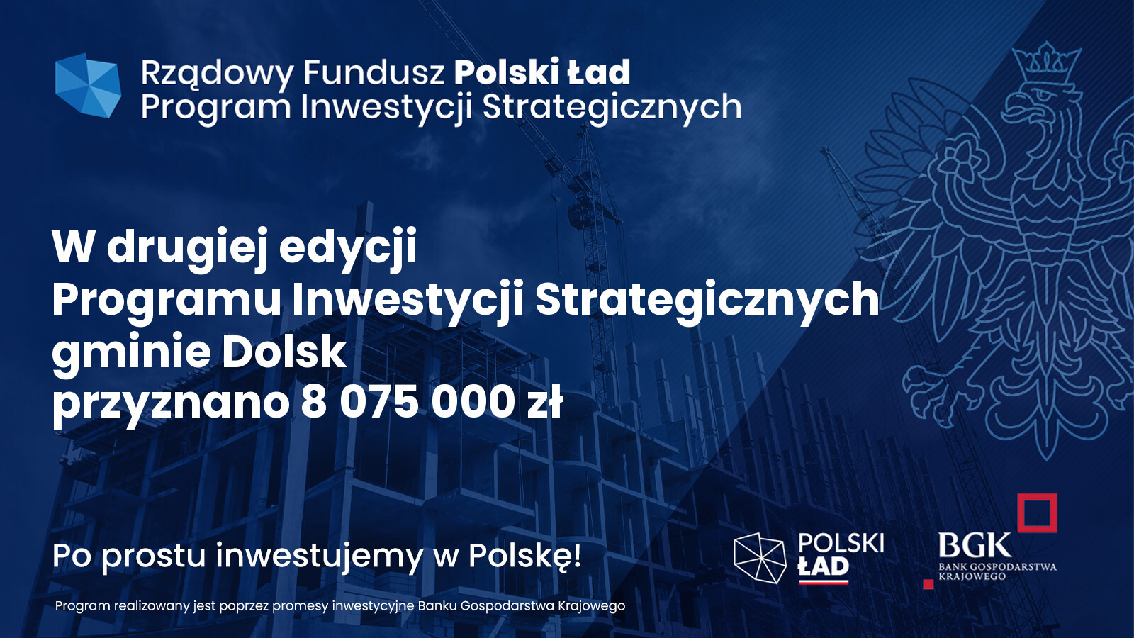Rządowy Fundusz Polski Ład - plakat