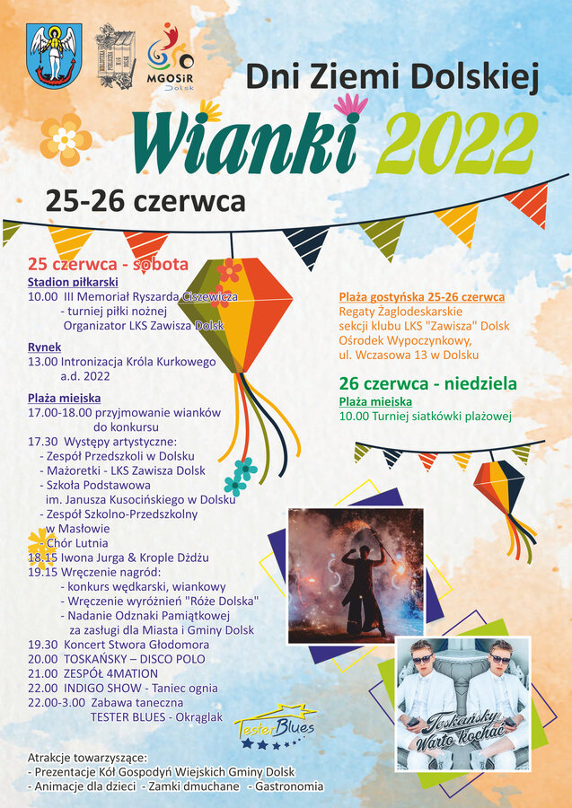 Dni Ziemi Dolskiej – Wianki 2022 - plakat
