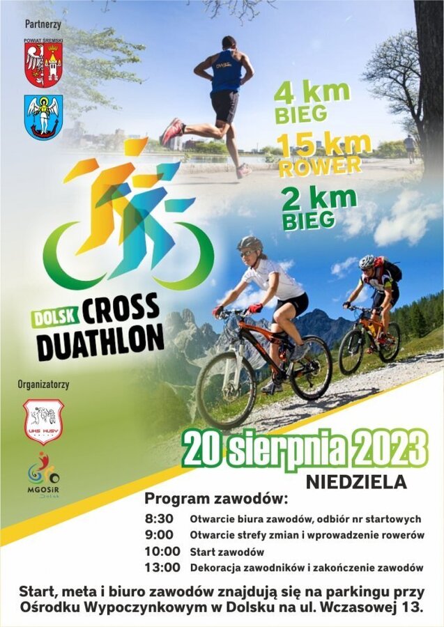 III Crossduathlon Dolsk 2023 - plakat